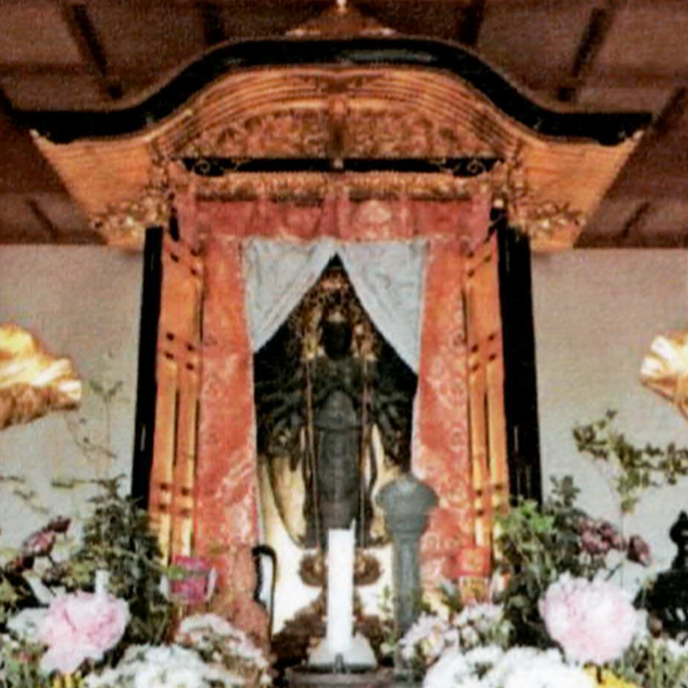 重要文化財 冷泉寺本堂の千手観音菩薩
